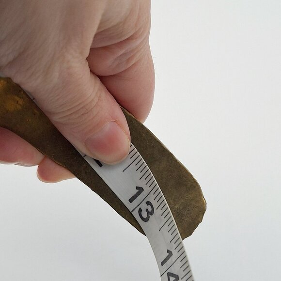 Brutalist Brass Necklace Mythological Cosplay Tribal Warrior Princess Choker - Picture 10 of 11